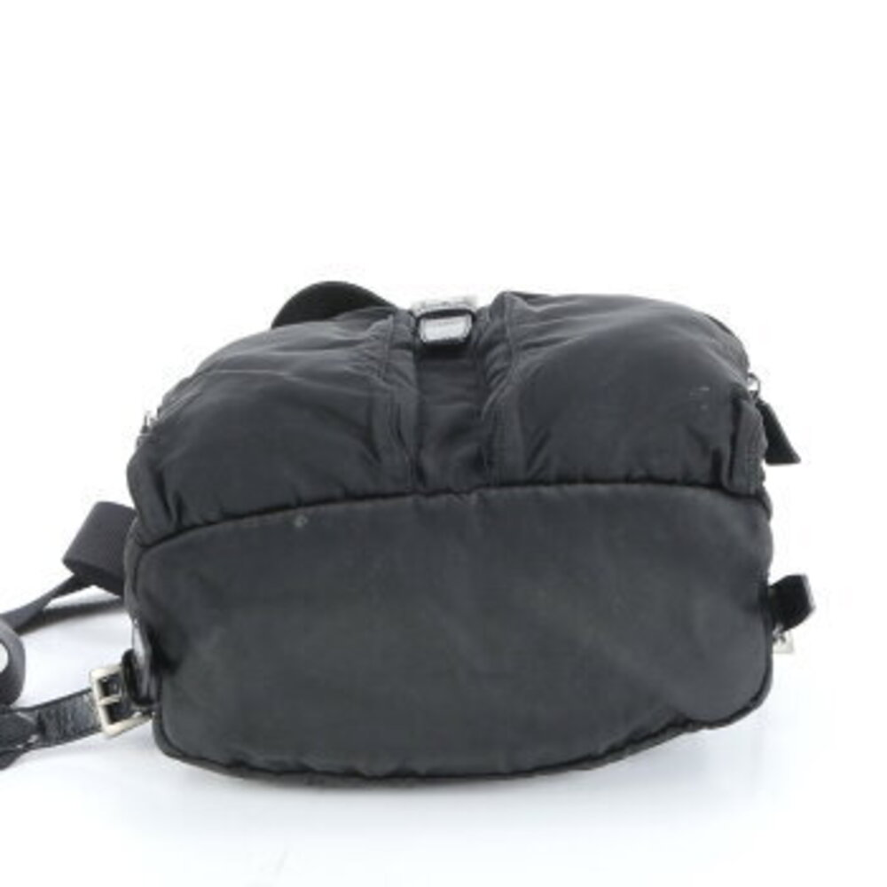 Prada Tessuto triangle logo leather backpack - Picture 5 of 9